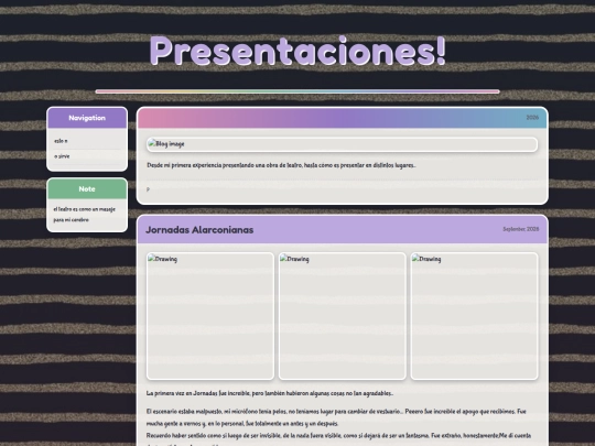 teatroP3/presentaciones screenshot