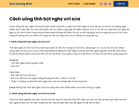 cach-uong-tinh-bot-nghe-voi-sua screenshot