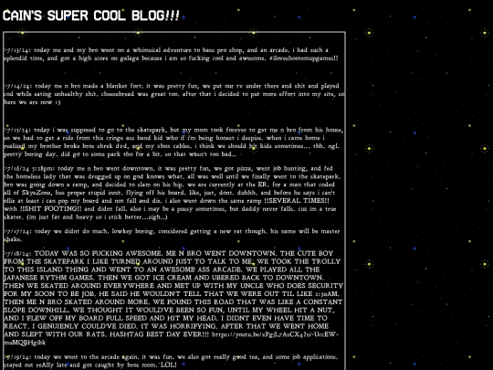 blog screenshot