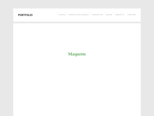 maquette screenshot