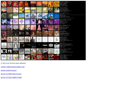 main-pages/things-i-like/music-pages/fav-albums/fav-music-index screenshot