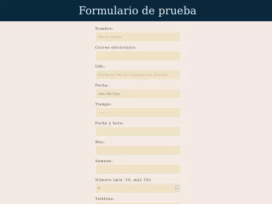 formulario/Formulario screenshot