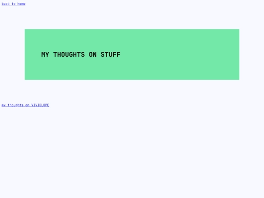 mythoughtsonstuff screenshot