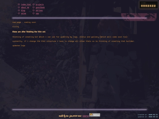 pages/now screenshot