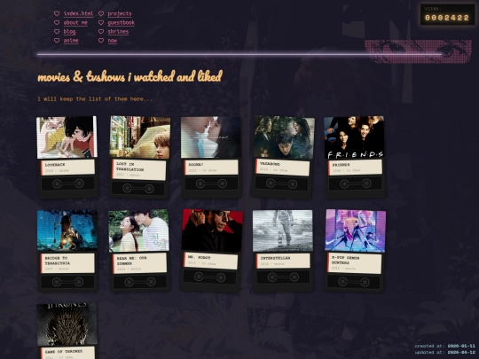 pages/shrines/movies screenshot