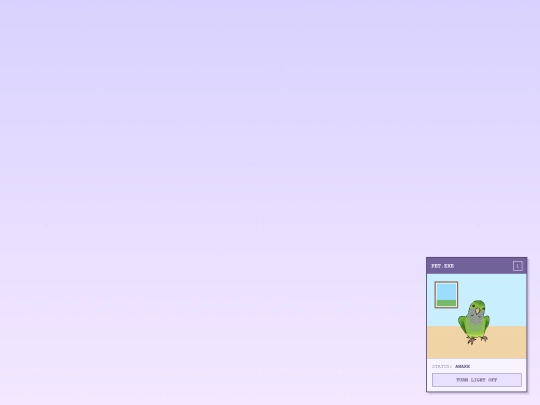 demos/bird-widget screenshot