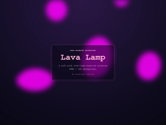 demos/lava-lamp screenshot