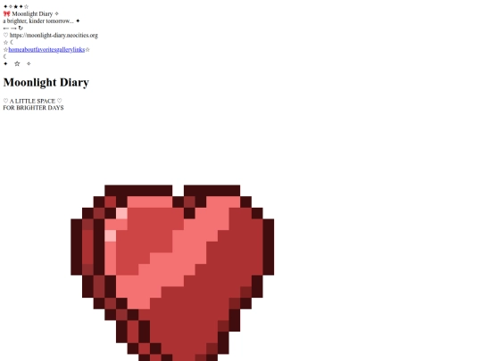 demos/moonlight-diary screenshot