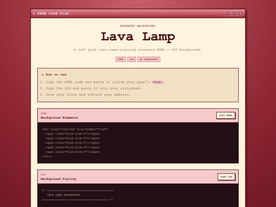 free-backgrounds/lava-lamp screenshot
