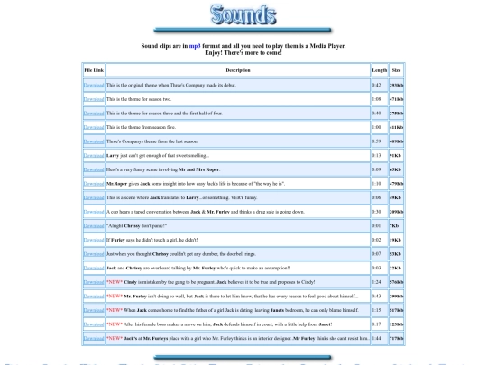 sounds screenshot