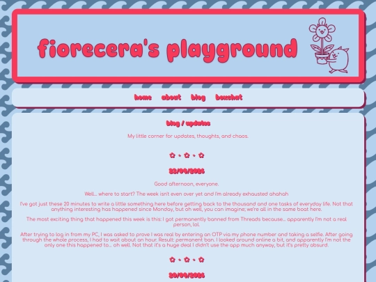 blog screenshot