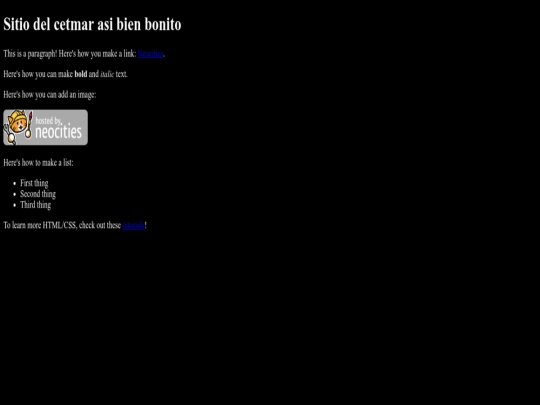 index screenshot