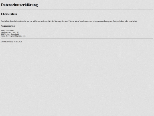 moves/privacy screenshot