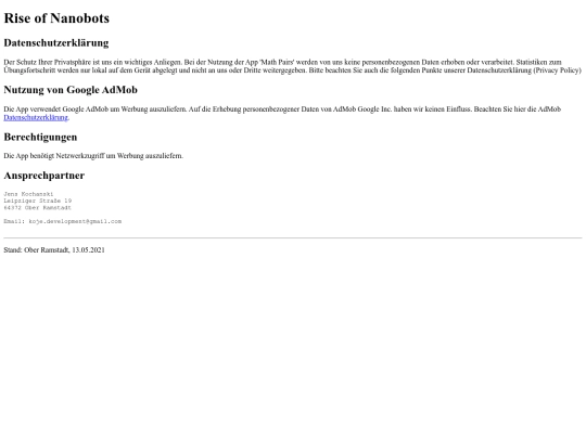 nanobots-privacy screenshot
