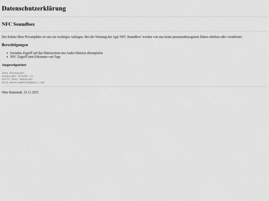 soundbox/privacy screenshot