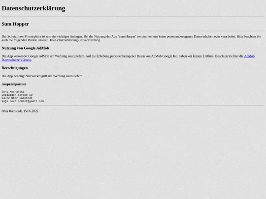 sumhopper/privacy screenshot
