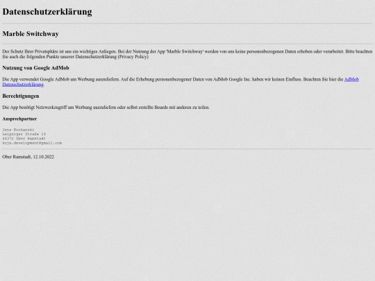 switchway/privacy screenshot