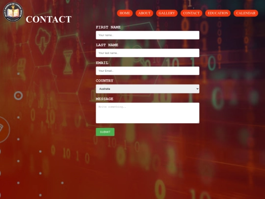 Contact screenshot