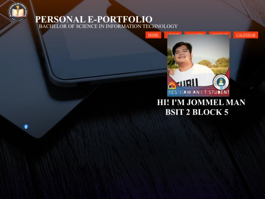 personal web screenshot