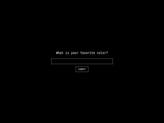 survey/question2 screenshot