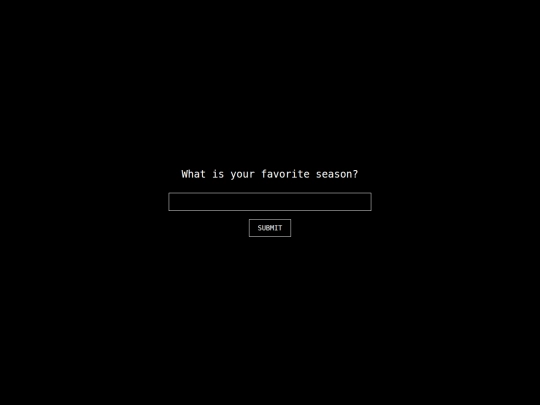 survey/question3 screenshot