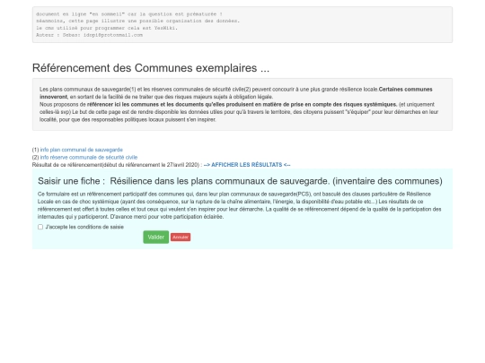 refCommunes screenshot