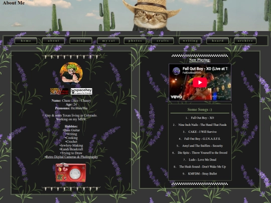 aboutme screenshot
