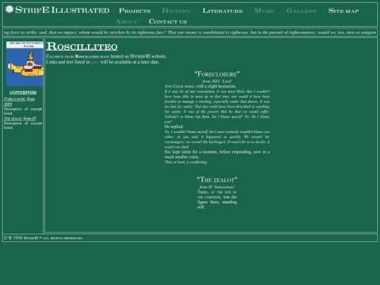 literature/roscilliteo screenshot
