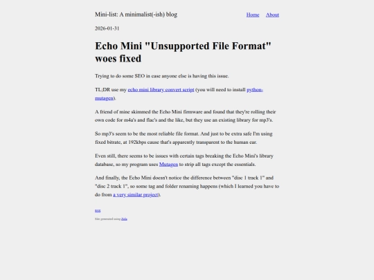 blog/echo-mini screenshot