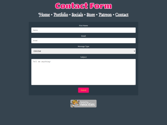contact screenshot