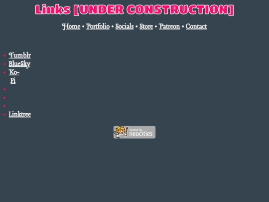 links screenshot
