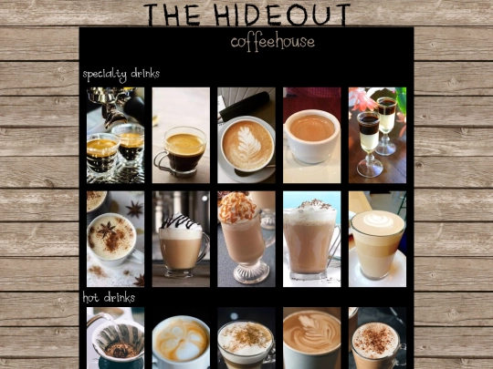 beverages screenshot