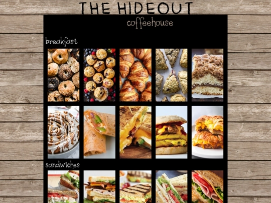 menu screenshot