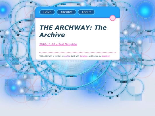archive screenshot