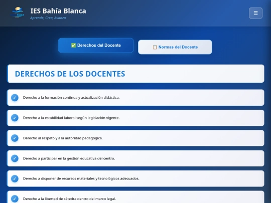 normativas-docentes screenshot