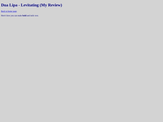 levitatingreview screenshot