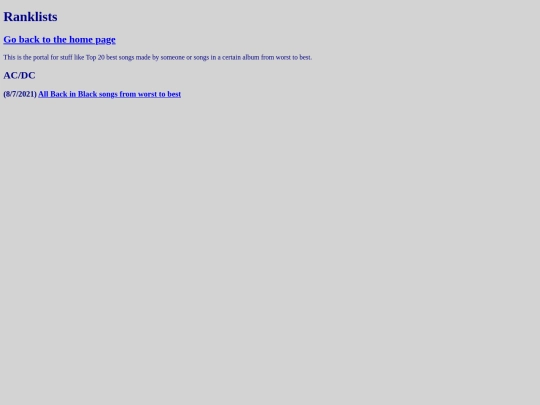 ranklists screenshot