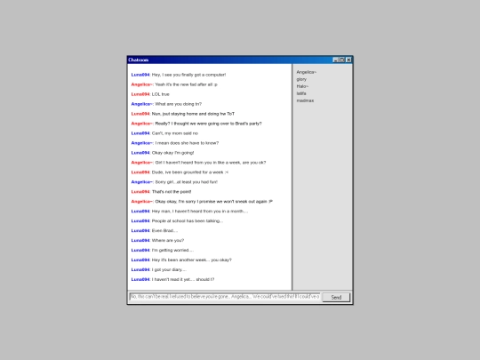 website 1/msnchatroom screenshot