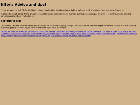 Advice/Advice screenshot