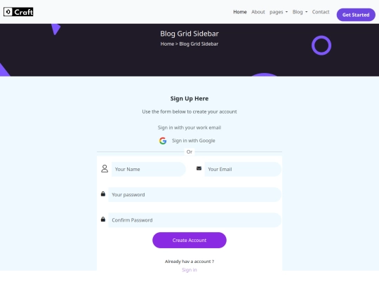 project../files/sign-up screenshot
