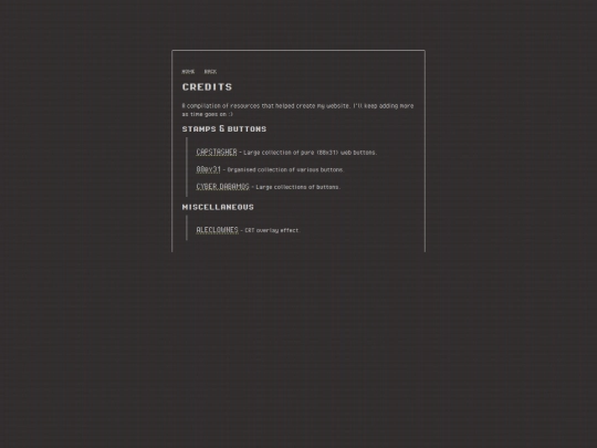 credits/credits screenshot