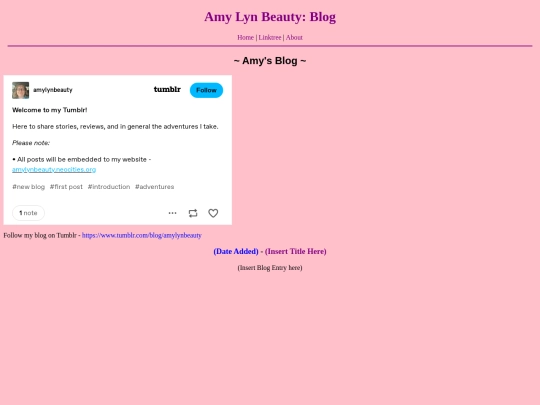 blog screenshot