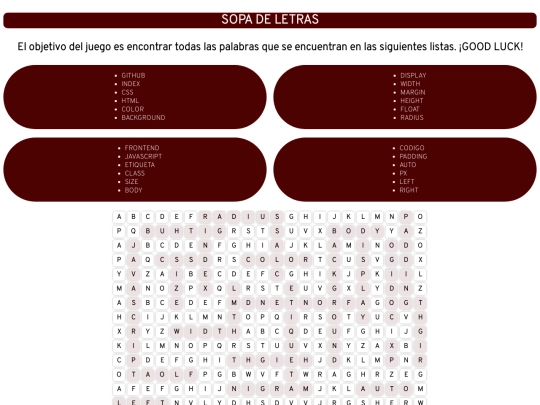 SopaDeLetras/SopaDeLetras screenshot