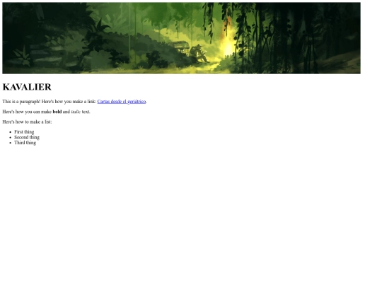 index screenshot