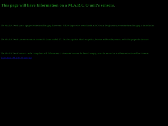 sensors screenshot