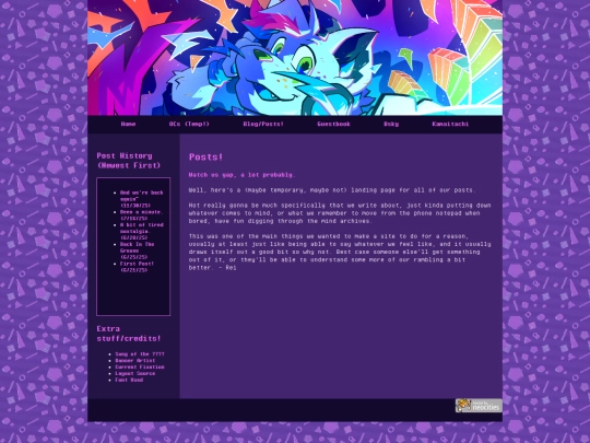 posts screenshot