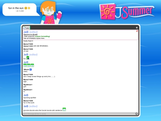 chat screenshot