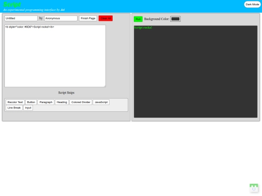 script screenshot
