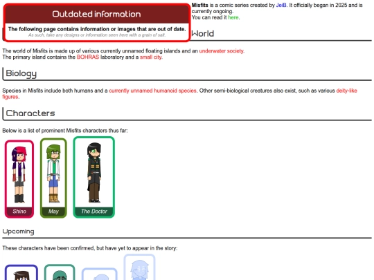 wiki/Misfits screenshot