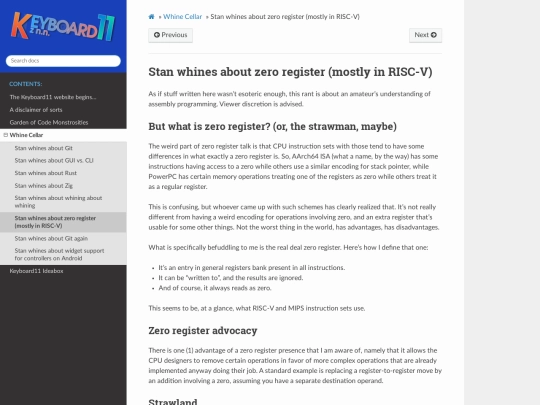 whinecellar/0005-zeroregister screenshot